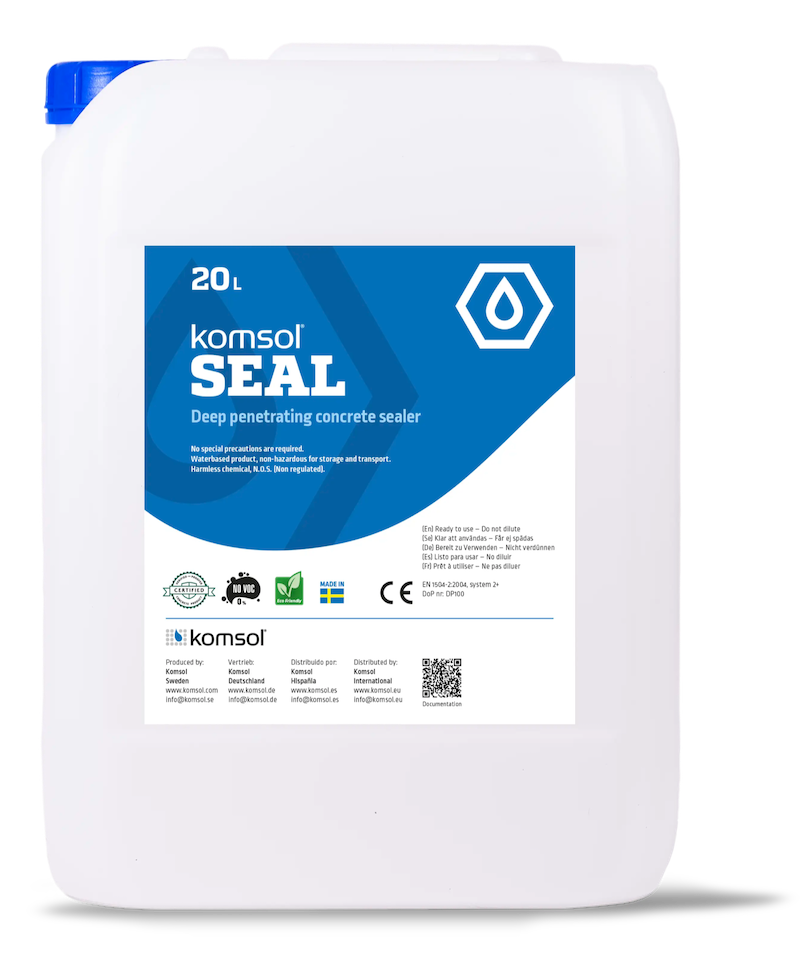 Kein Wasserglas Kanister Komsol SEAL Polysilikat Beton Schutz Permanent diffusionsoffen ungiftig tiefeindringend