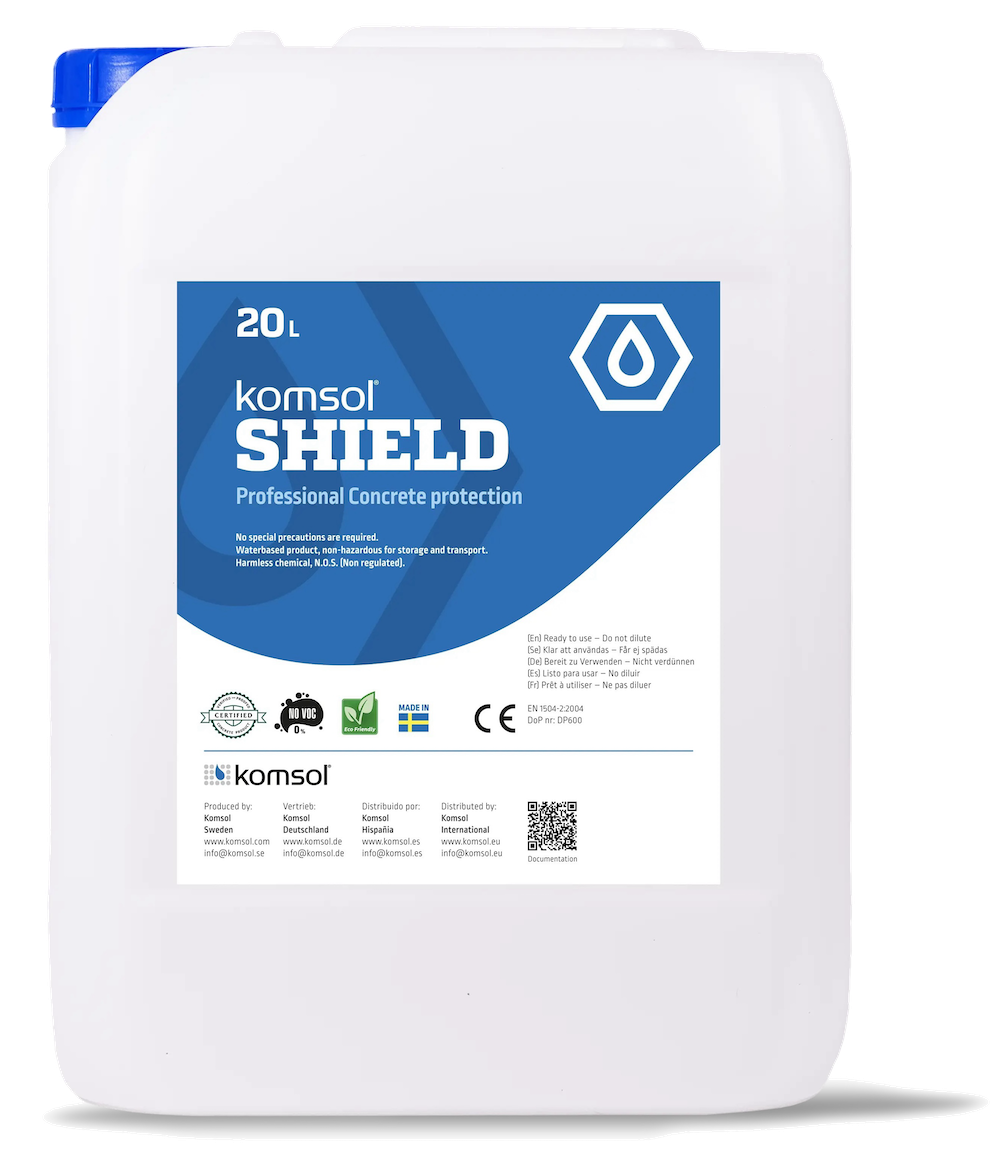 komsol SHIELD Kanister Polysilikat Beton Schutz Permanent diffusionsoffen ungiftig tiefeindringend