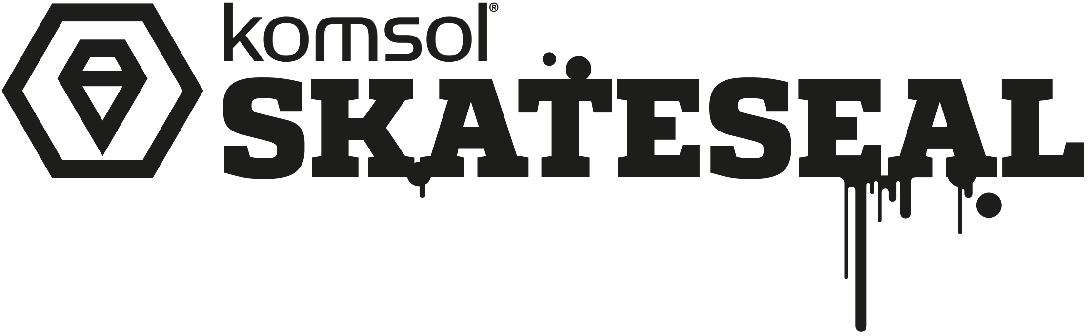Komsol SKATESEAL Logo Versiegeln Beton Schutz ungiftig
