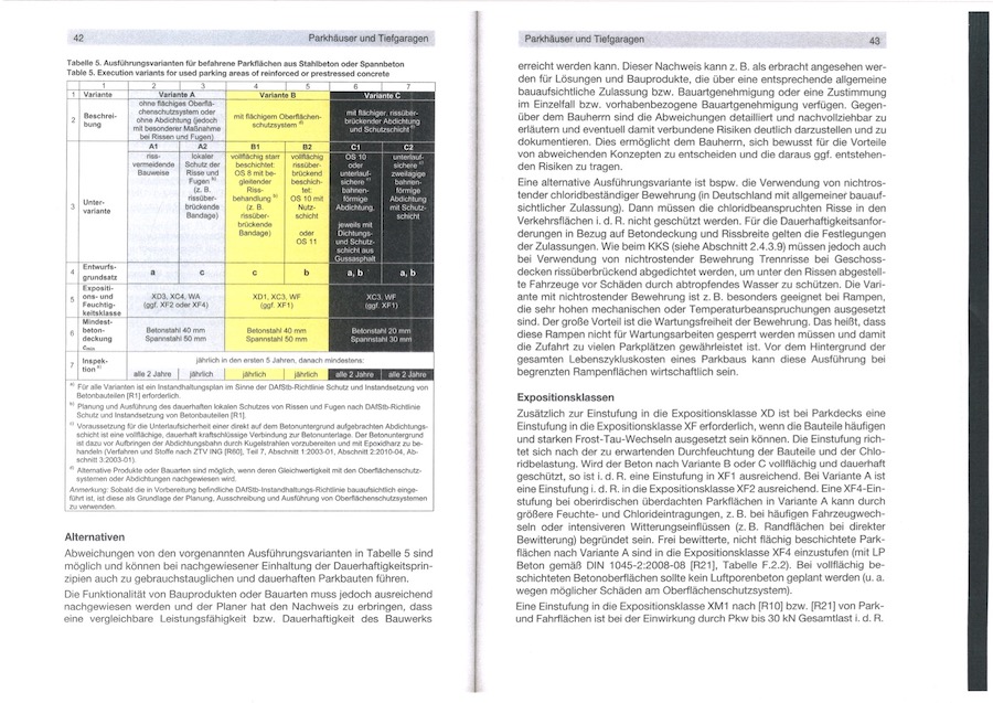 Betonbodenbeschichtigung laut OS 8 und OS 10 und OS 11 komsol
